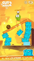 Cut the Rope 2 has the same familiar gameplay with new game