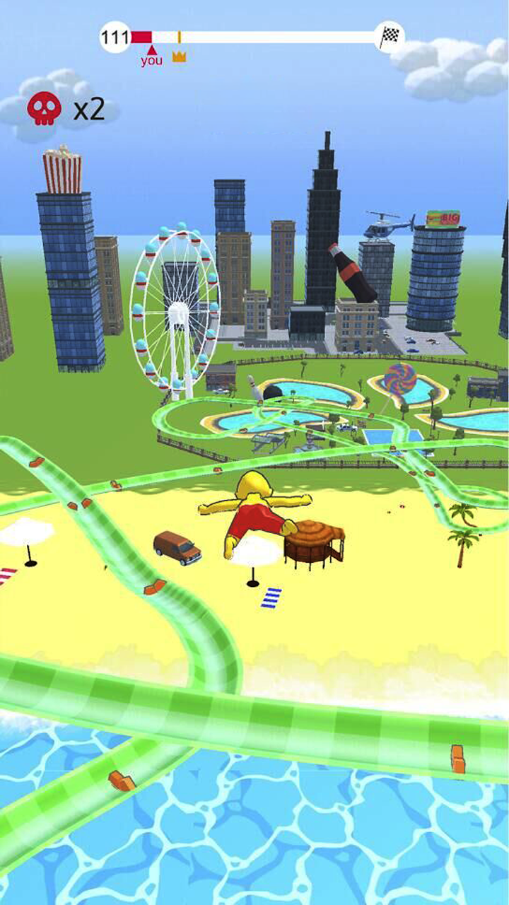 Aquapark.io — play online for free on Yandex Games