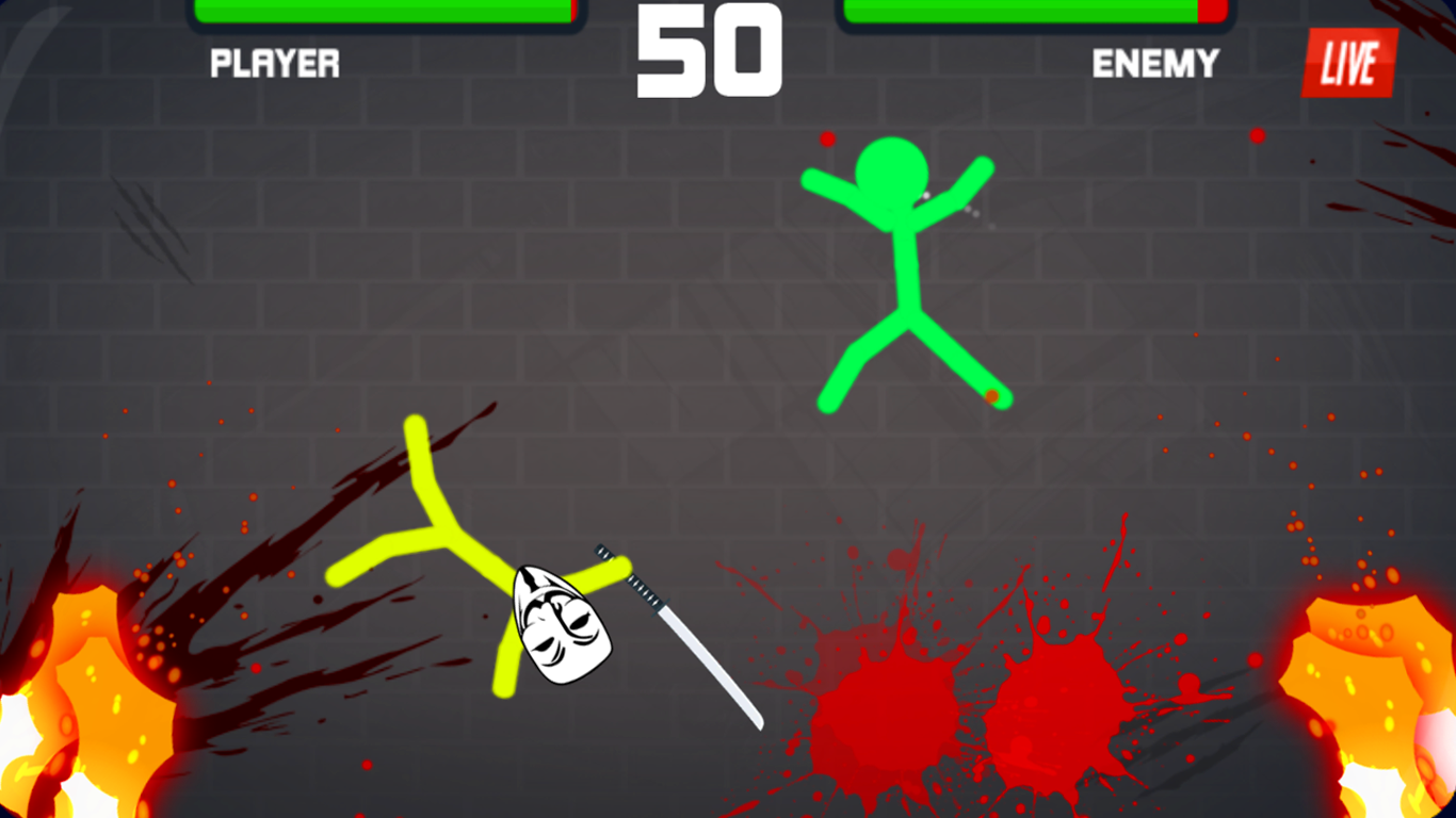 UNFINISHED - Stickman fight (FREE project file download) 