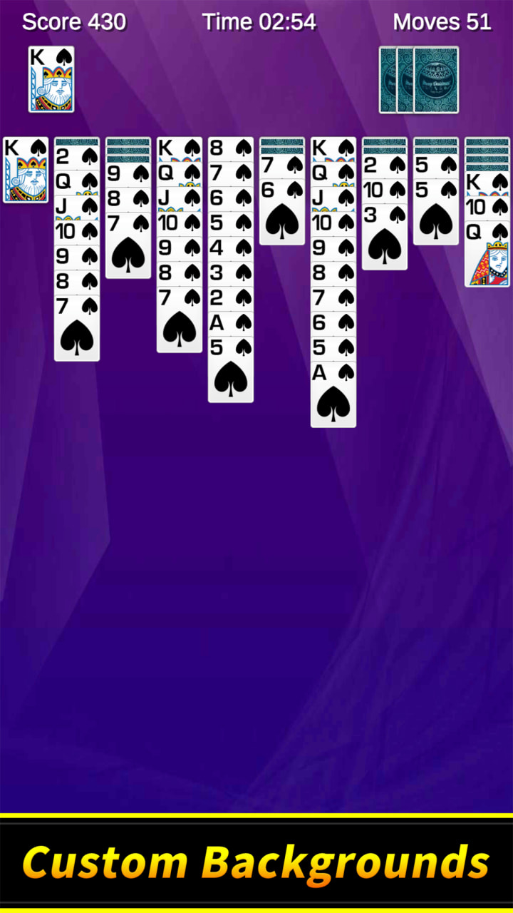 Spider Solitaire (1, 2, e 4 naipes) — Jogue online gratuitamente em Yandex  Games