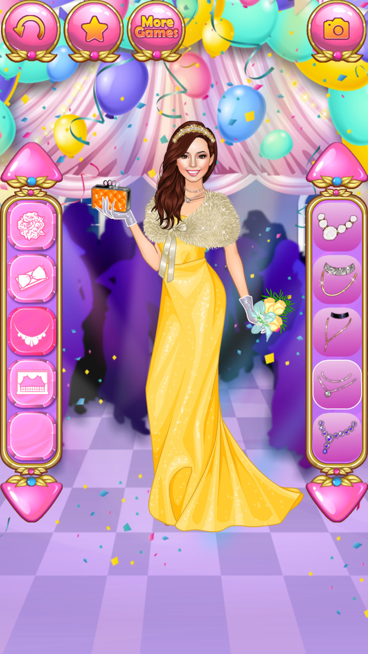 Prom Night Dress Up — play online for free on Yandex Games