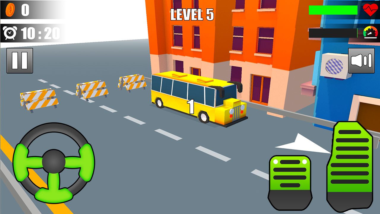 Bus Parking Simulator 3D - Online Game - Play for Free