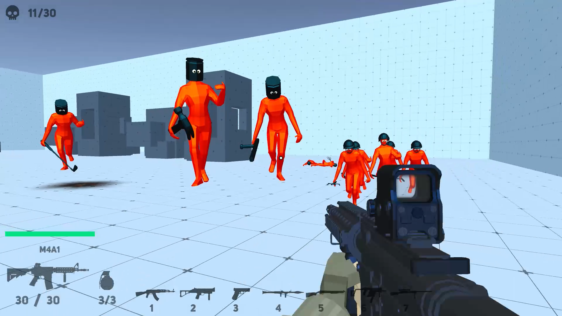 🔫 Funny Shooter: Eliminate enemies in this fun 3D FPS Shooter