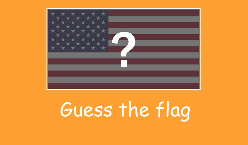 Guess The Flag - Find the country interactive game