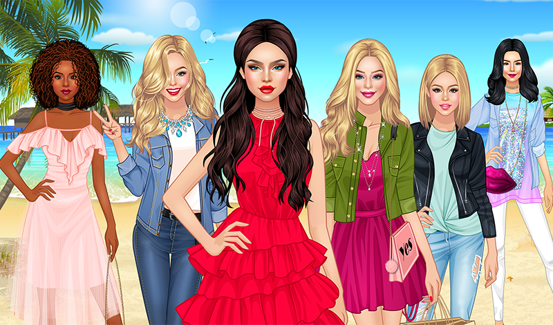 Glam Girls Dress Up — play online for free on Yandex Games