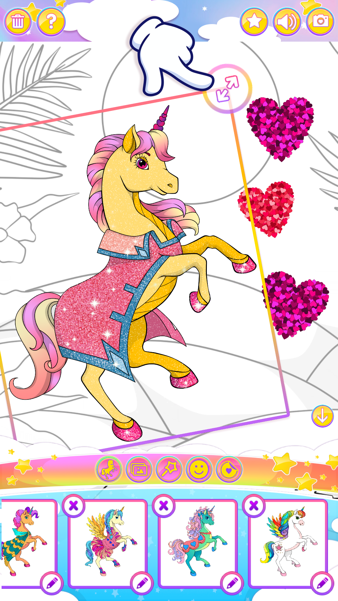 Fabuluous Cute Unicorn Coloring Book - Jogos na Internet