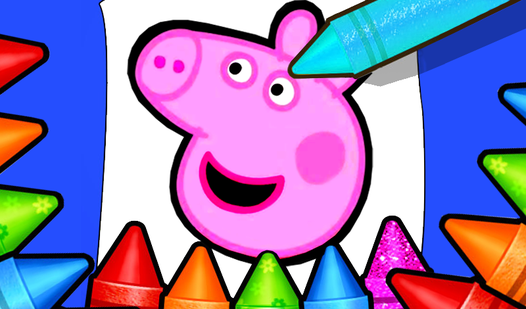 Imagen del juego de colorear Peppa Pig