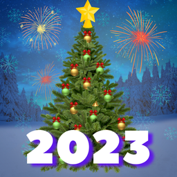 Christmas tree. New Year 2023