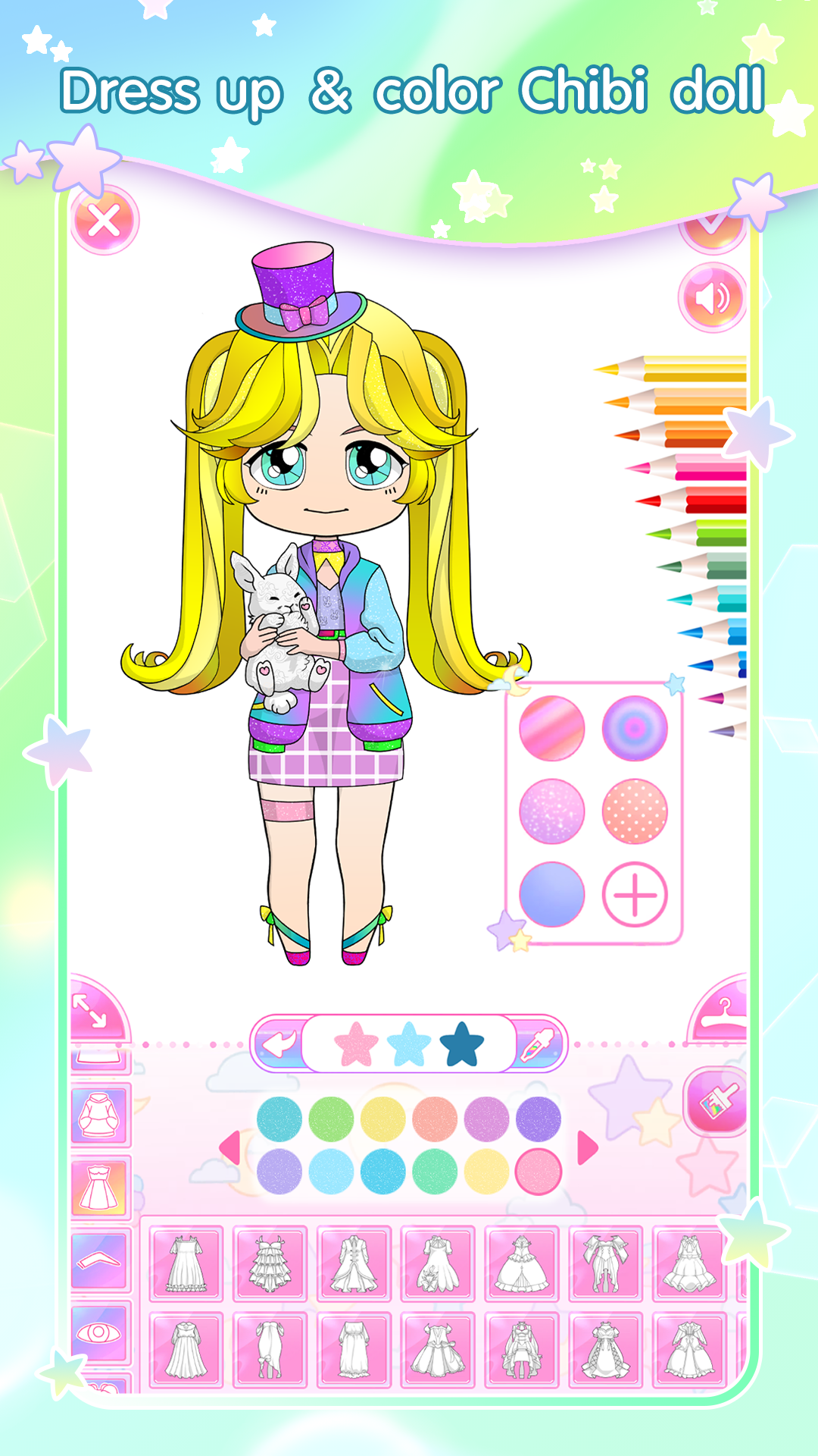 Dress up games, doll makers and character creators with the