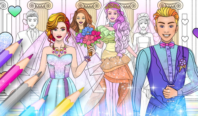 DRESS UP & COLORING BOOK - Jogue Grátis no Jogos 101!