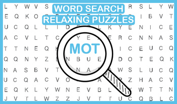Word Search: Relaxing Puzzles