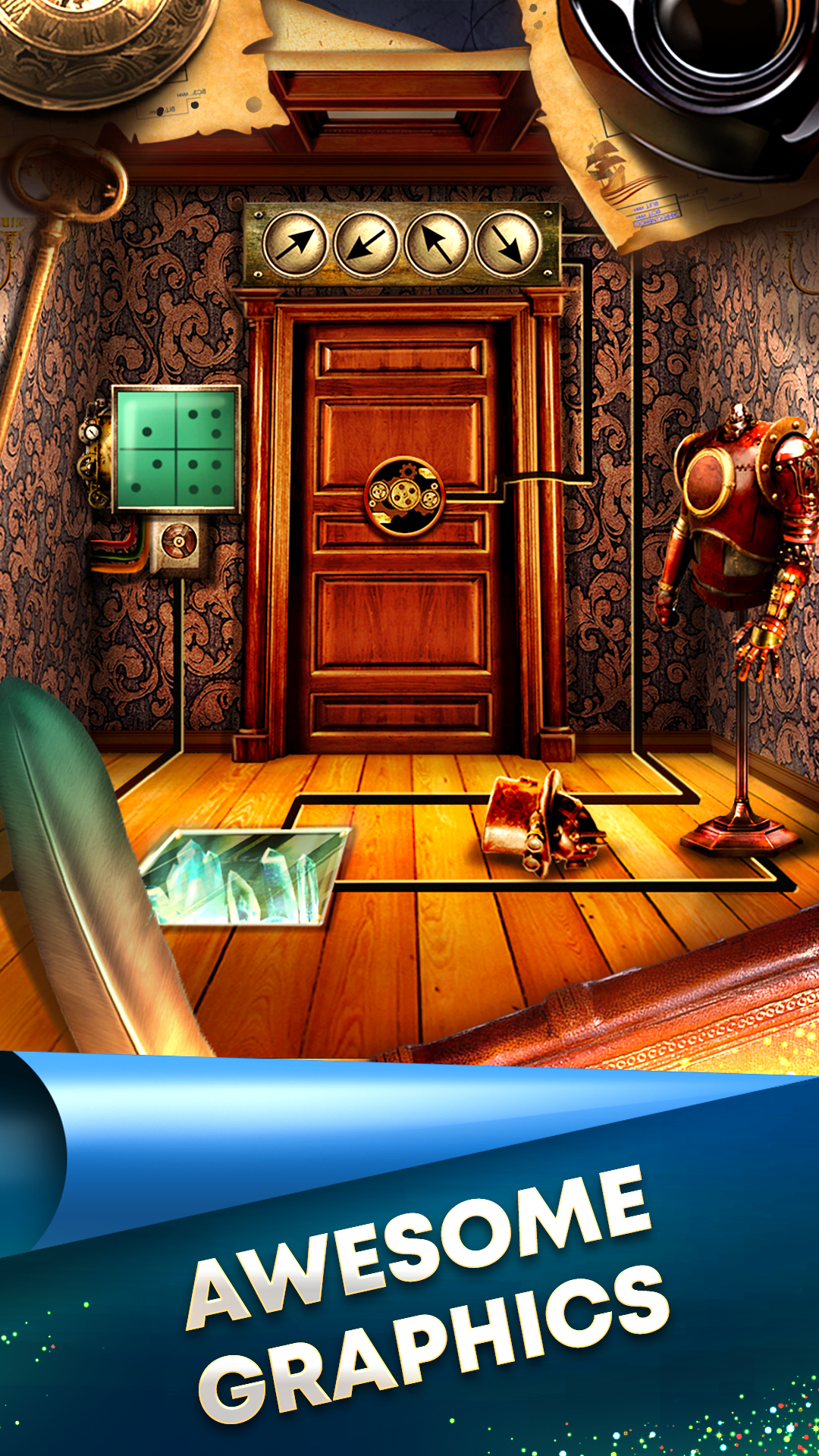 100 Doors Escape Room - Jogo Gratuito Online