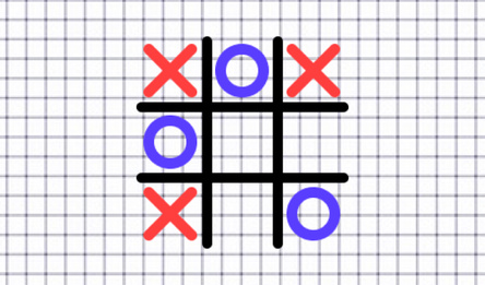 Крестики Нолики в тетради