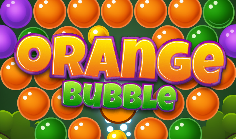 Orange Bubble Shooter - Click Jogos