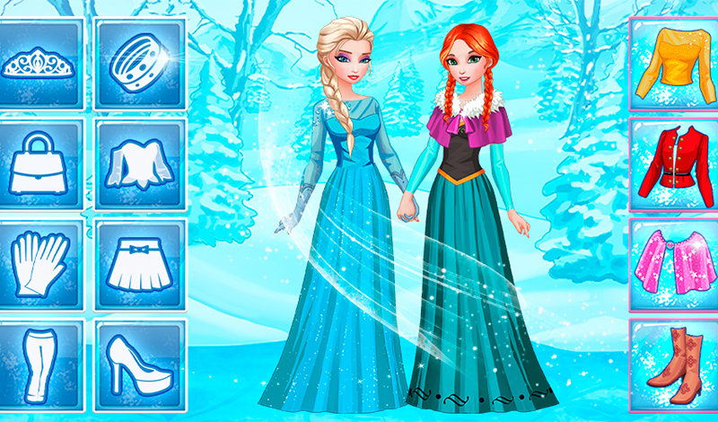 Frozen: Vestir Princesa do Gelo — Jogue online gratuitamente em Yandex Games