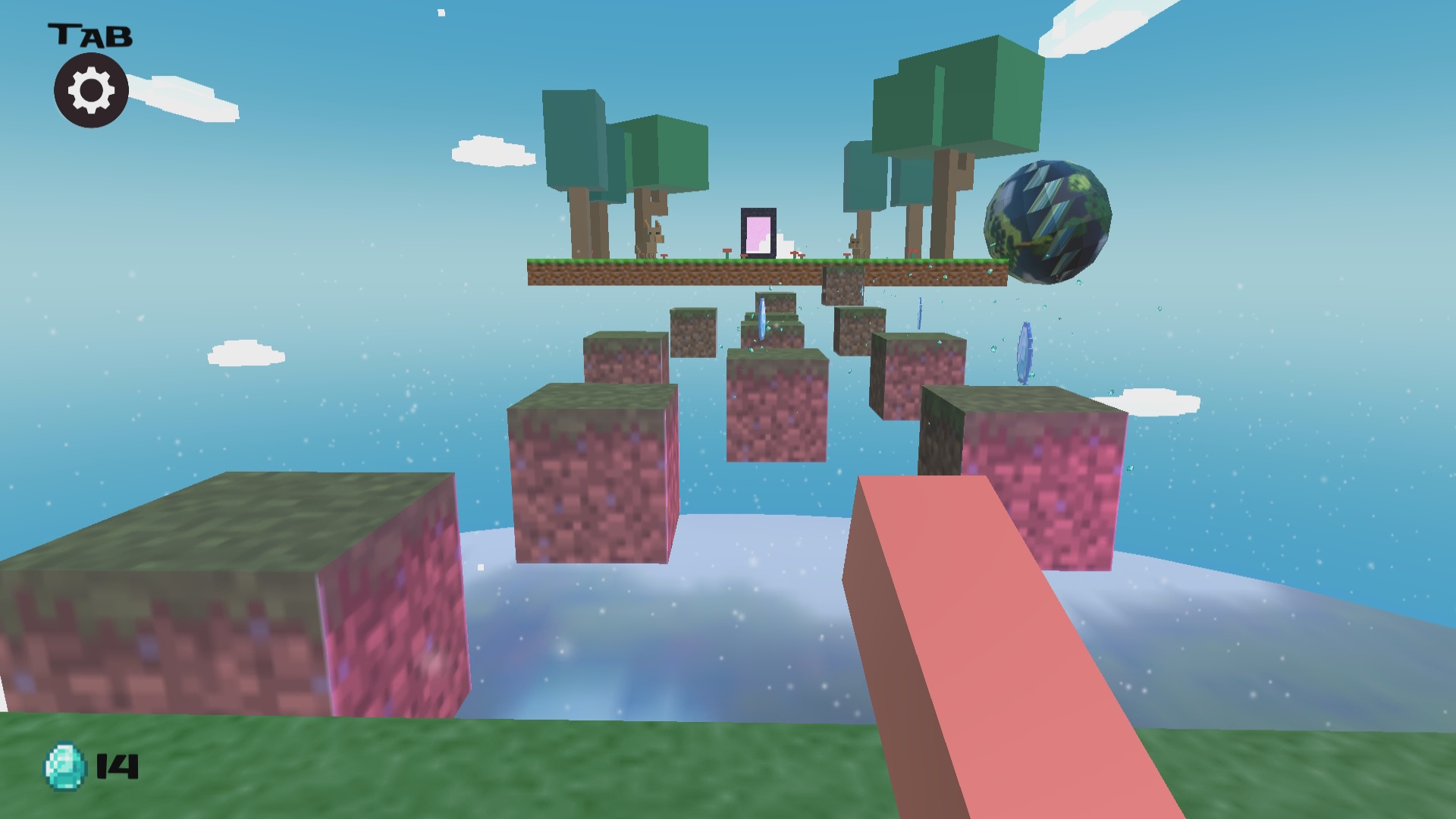 Parkour Minecraft — play online for free on Yandex Games