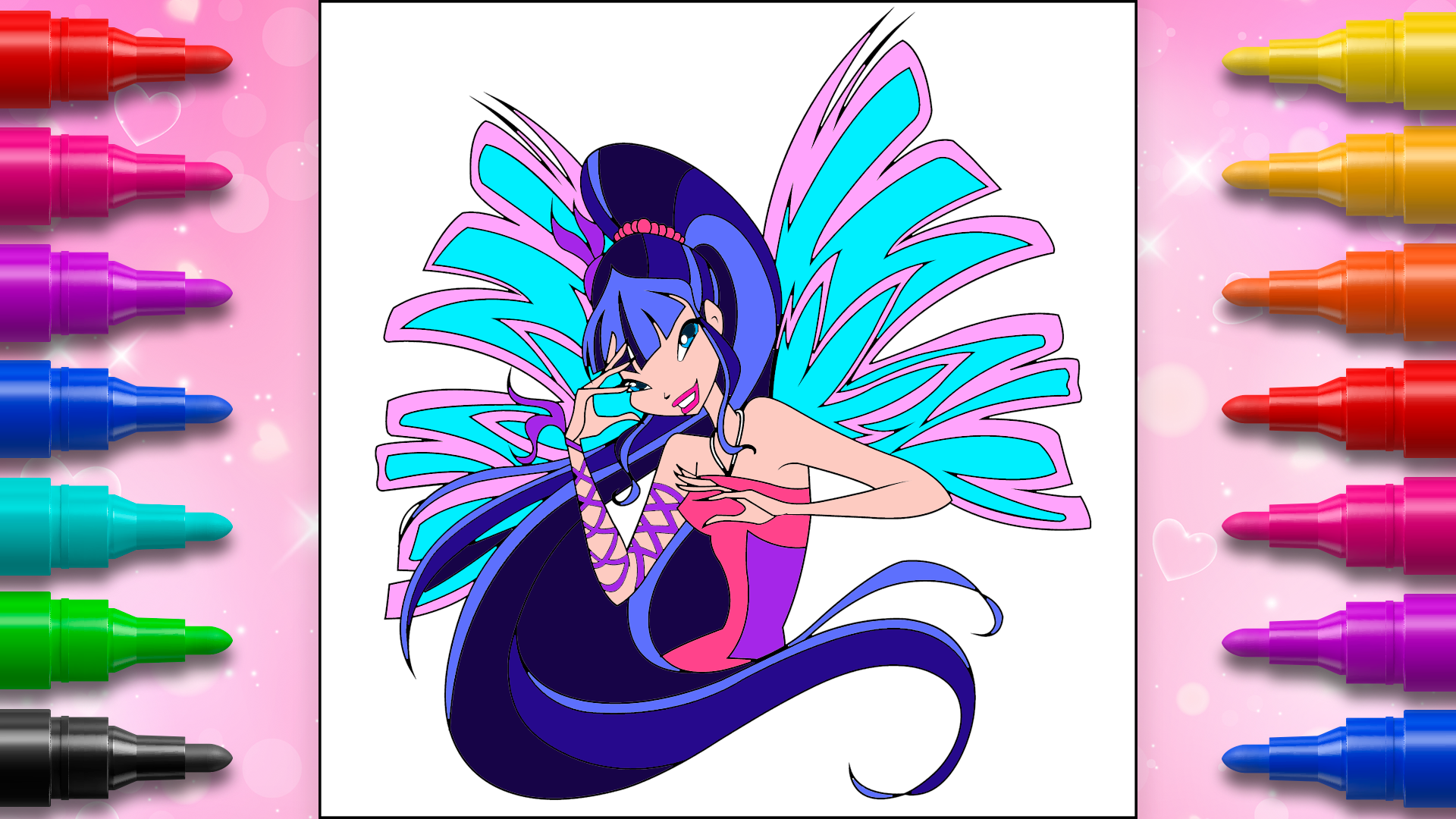 winx club musa sirenix coloring pages