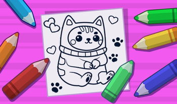 Cute cats - Coloring