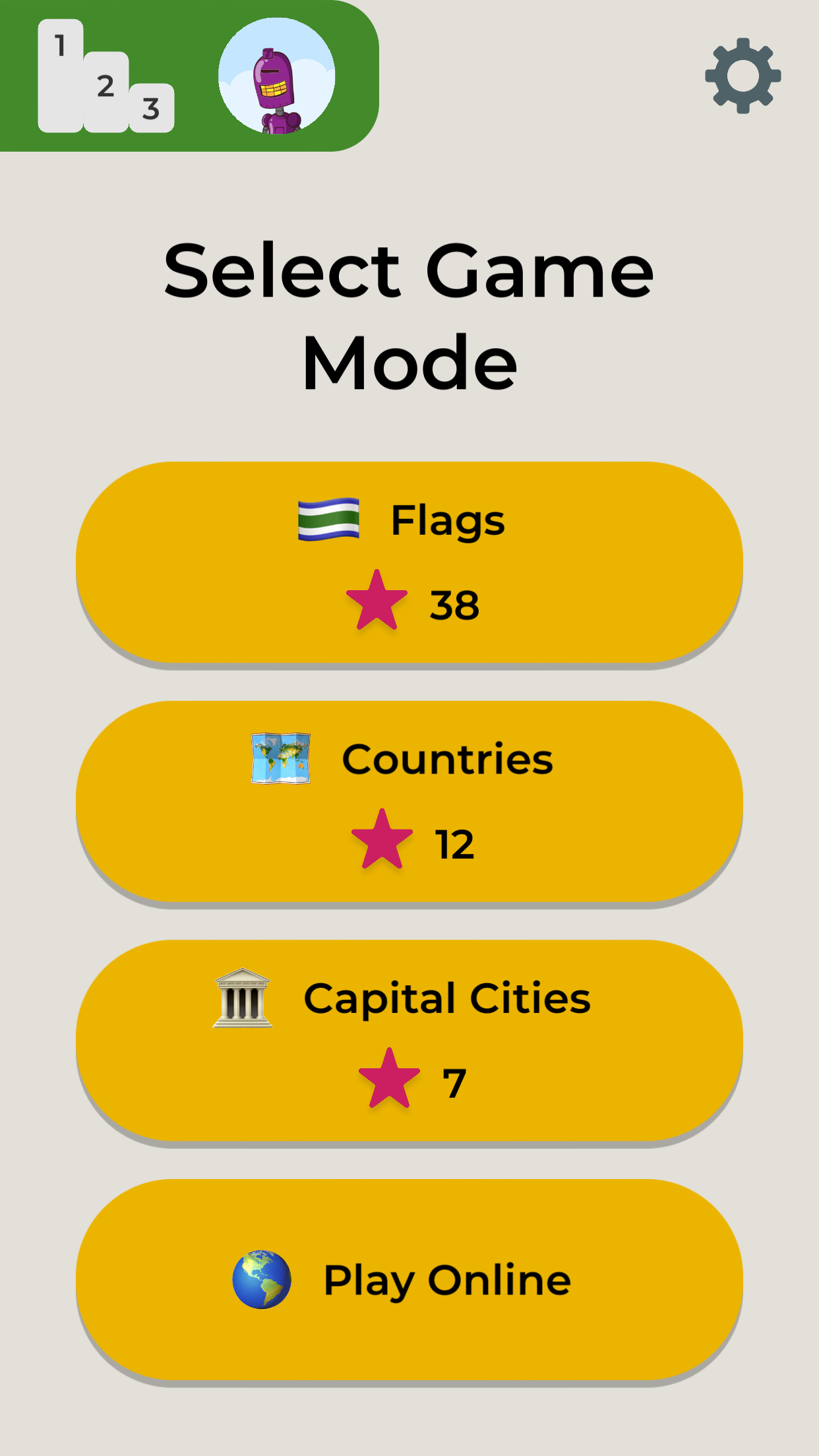 Game of Flags Quiz — play online for free on Yandex Games