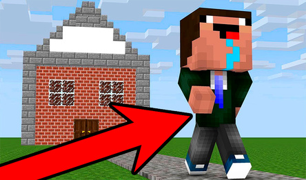 Нубик побег из Школы Монстров в Майнкрафт 3D!