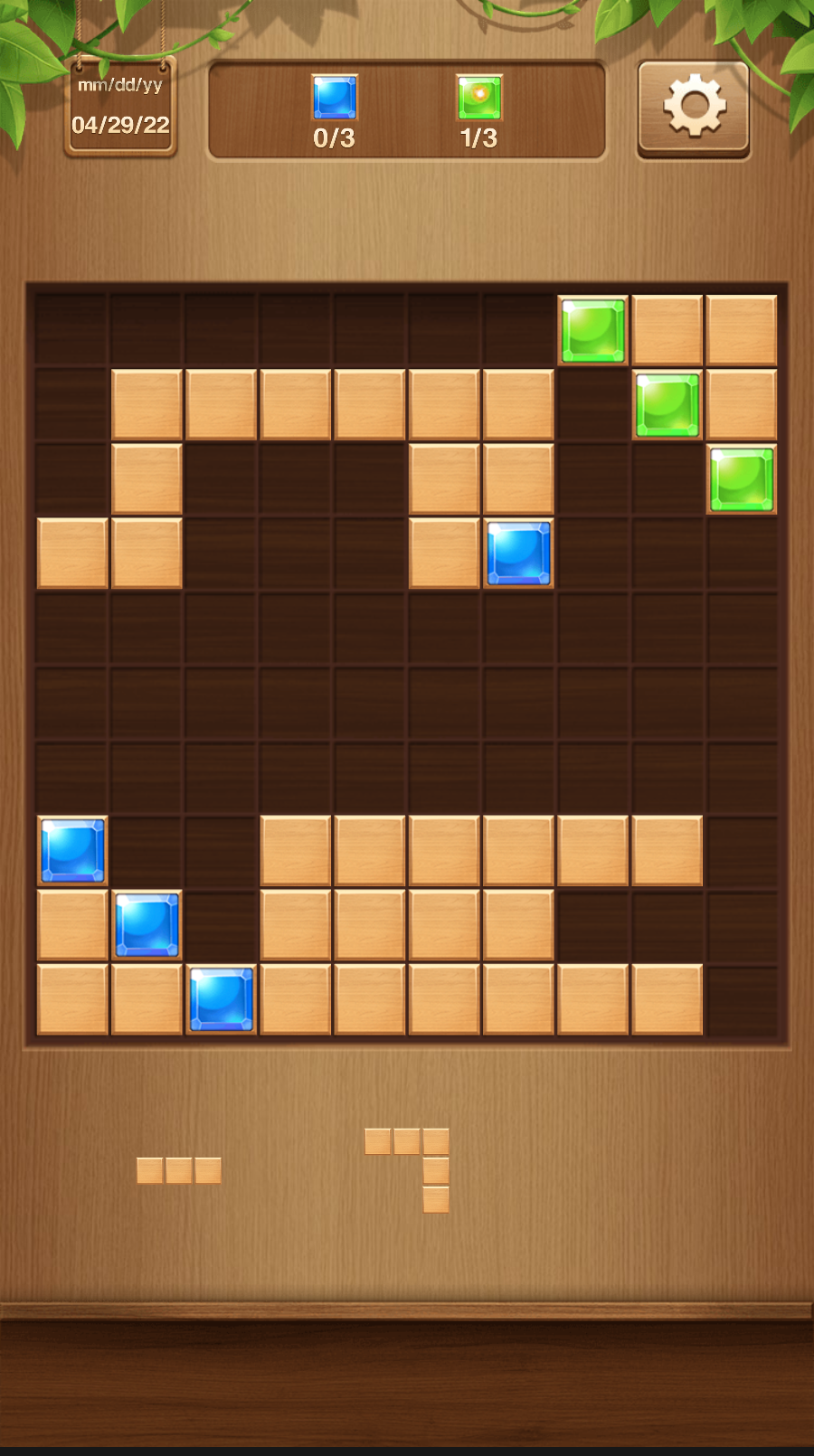 Wood Brick Puzzle Game - Wood Block Puzzle Free Game - Classic