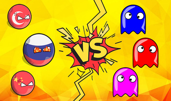 Pac-man Countryballs!