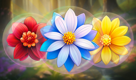 Соединяй Цветы: Пузырьки!