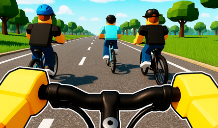 Обби Паркур на Велосипеде