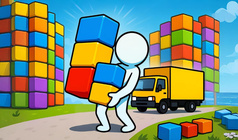 Сортировка: Цветные блоки