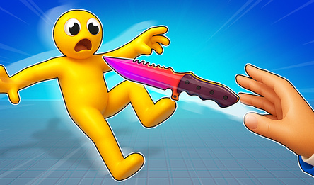 Ninja vs Ragdolls: Sharp Knife Throw!