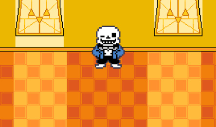 Андертейл, но Ты Санс