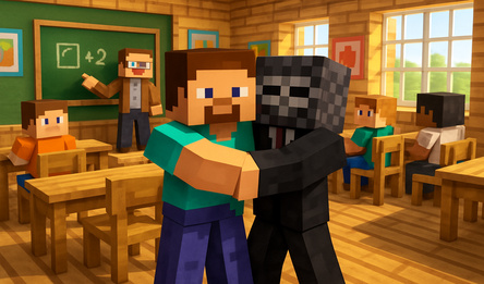 Нубик в школе монстров