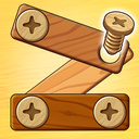 Wood Nuts & Bolts Puzzle