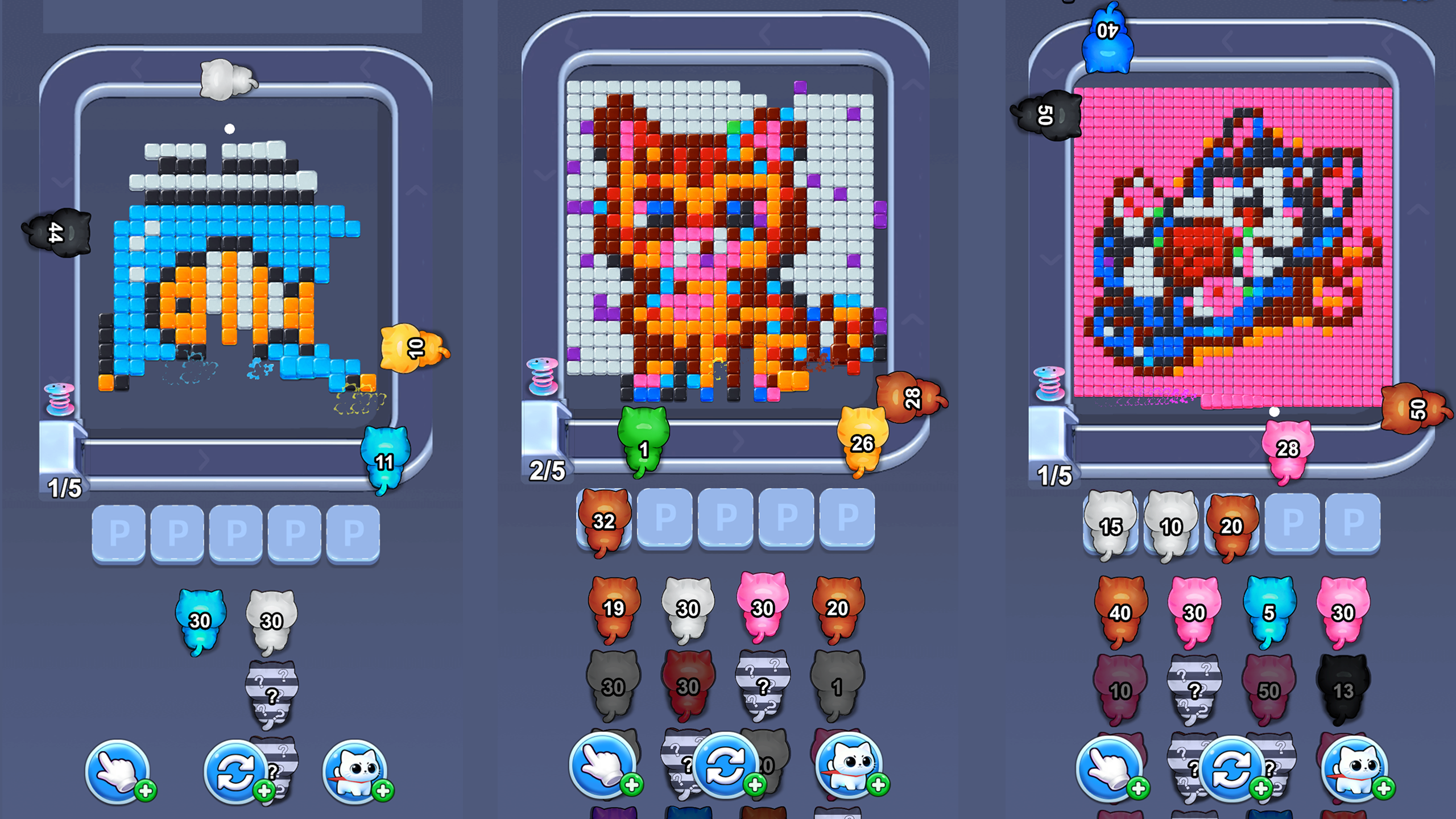 Очистка конфет: Котёнок-стрелок