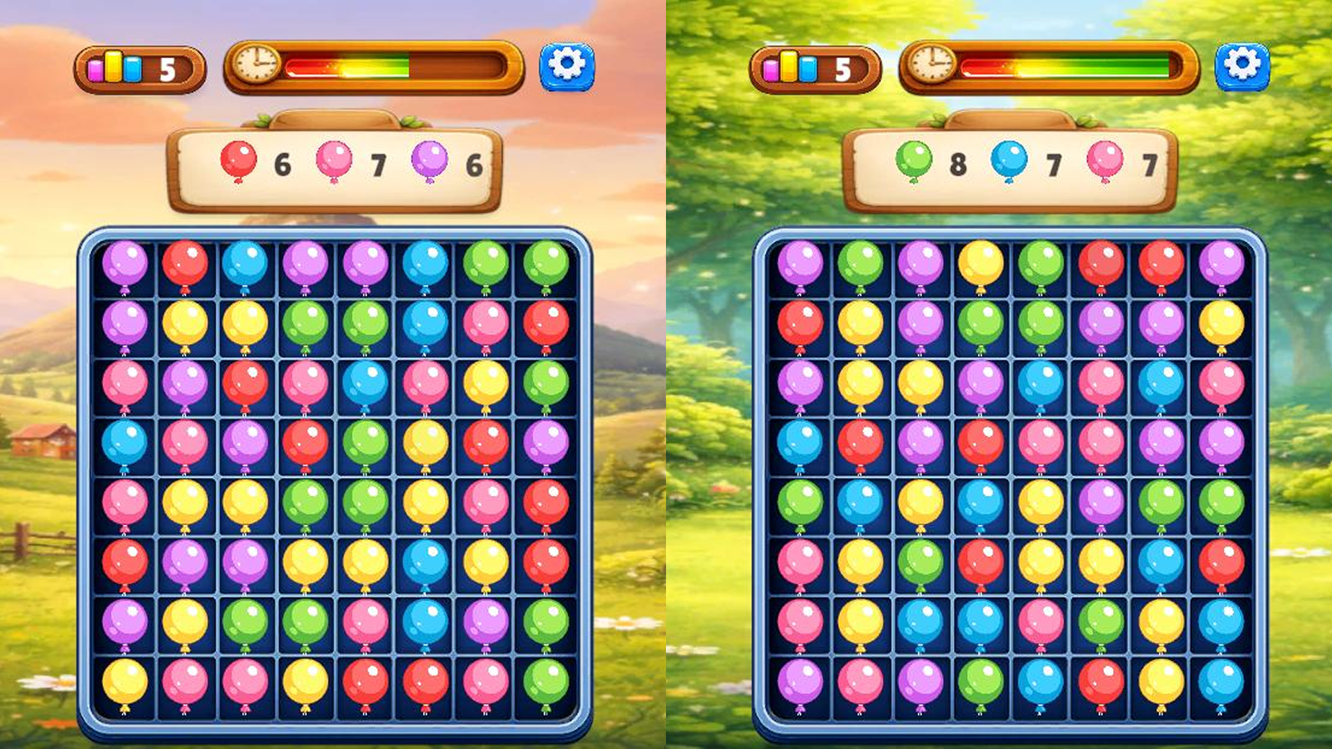 Лопай шарики!