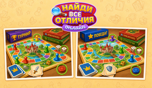 🎲 Настолка: Найди Все Отличия!