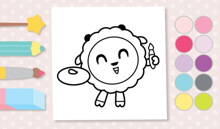 Размалёўка з Малышариками