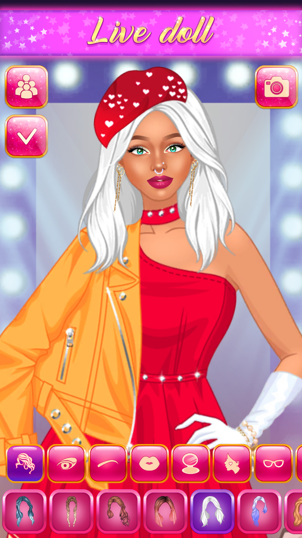 Model Dress Up for Girls — spela online gratis på Yandex Games