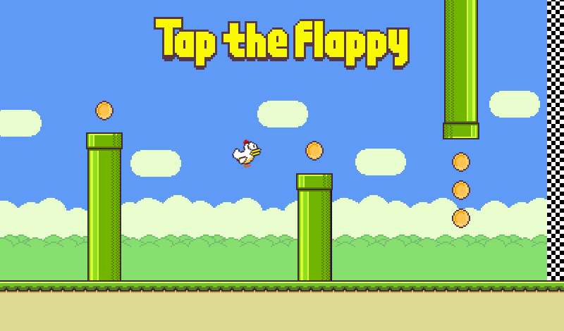 Tap the Flappy — play online for free on Yandex Games