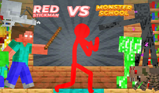 Red Stickman vs Monster School – Apps on Google Play