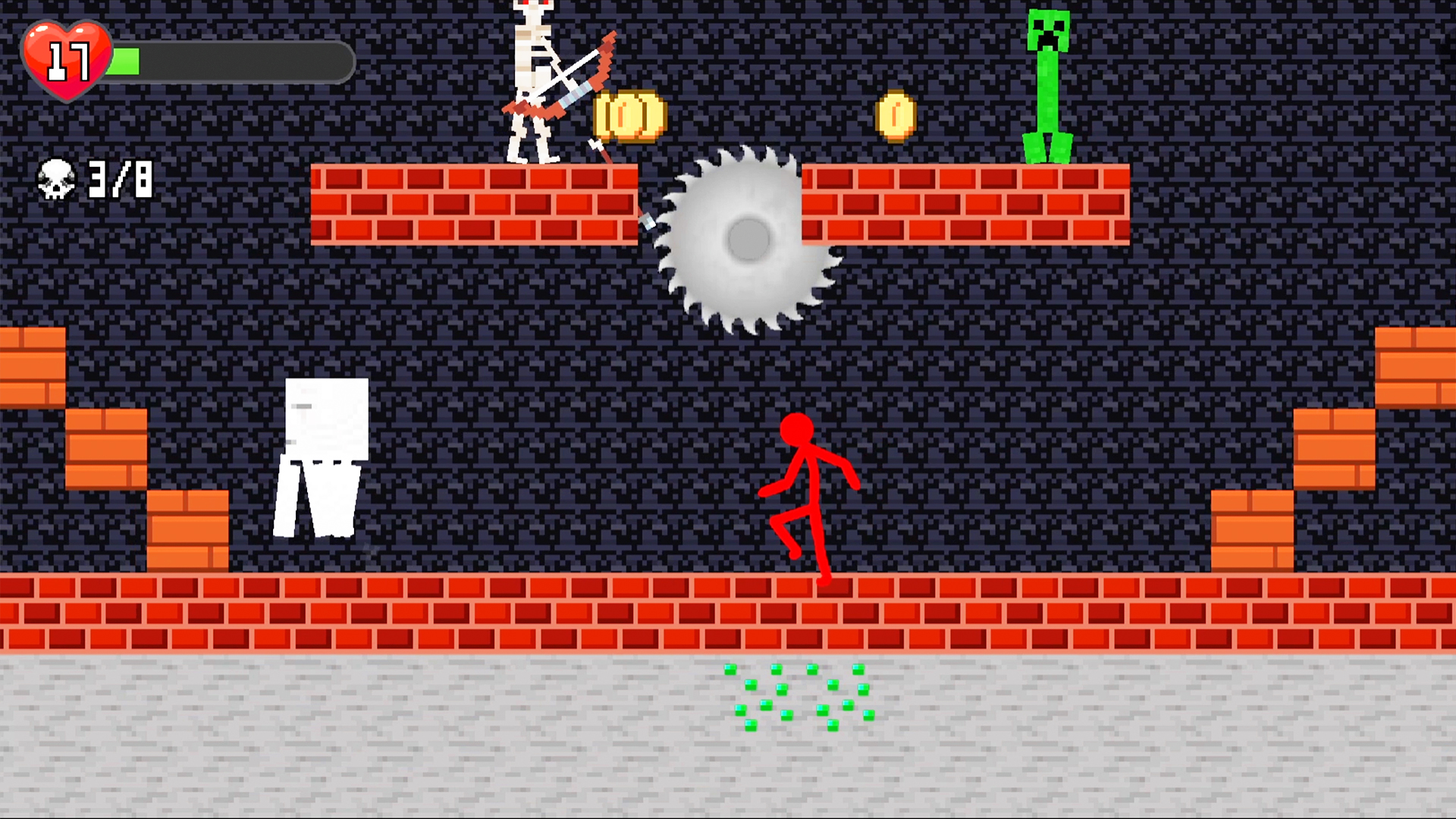 Red Stickman vs Monster School: Play Free Online at Reludi