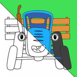 Синий Трактор - Раскраски