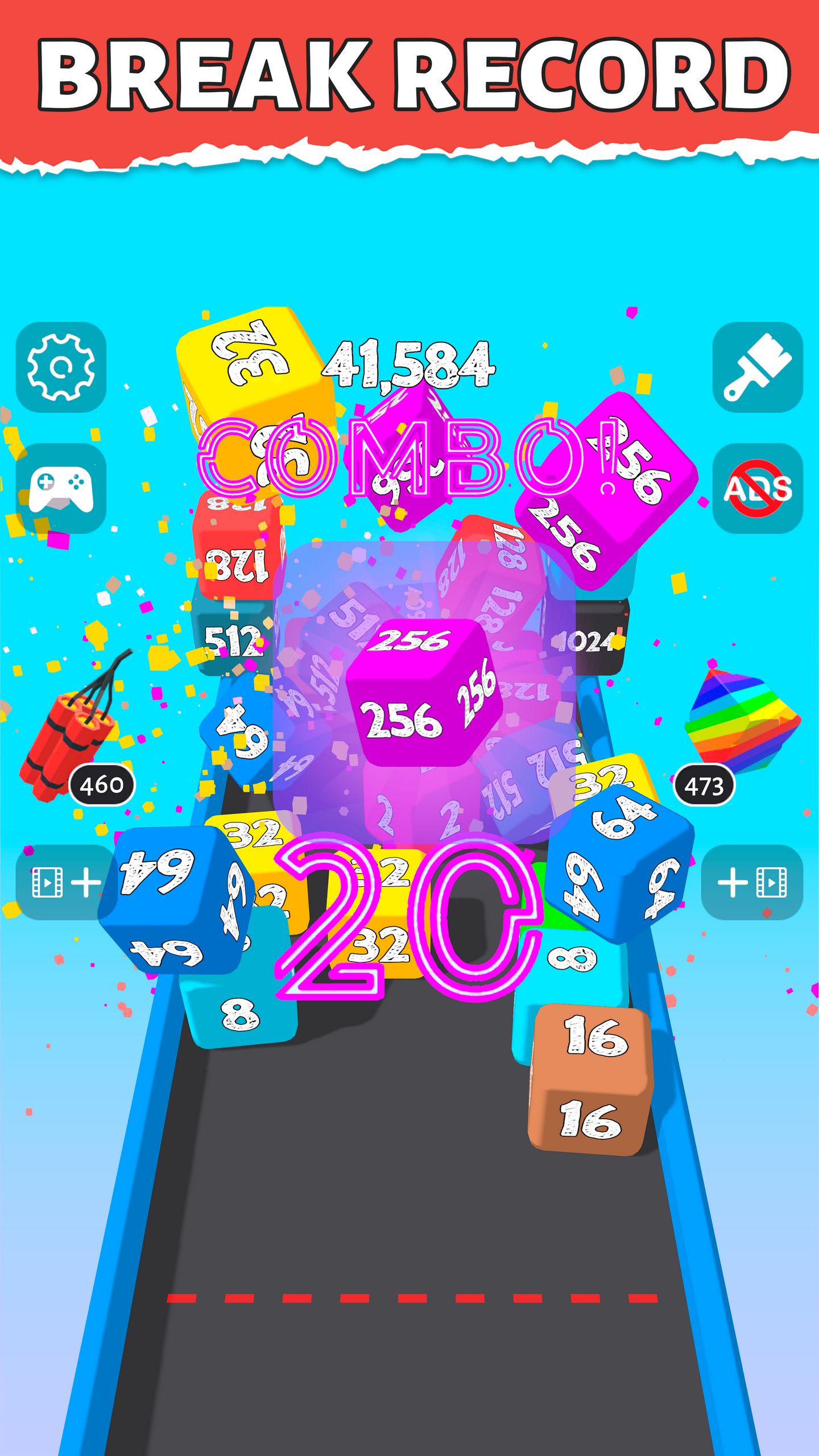 Dices 2048 3D 🕹️ Jogue no CrazyGames