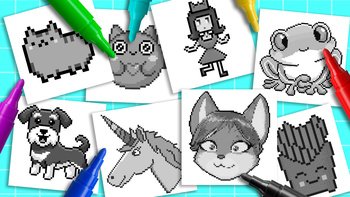 Раскраска по Номерам: Вышивание Крестиком