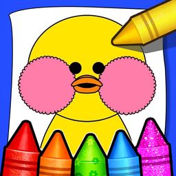 Duck Lalafanfan - Coloring book for kids