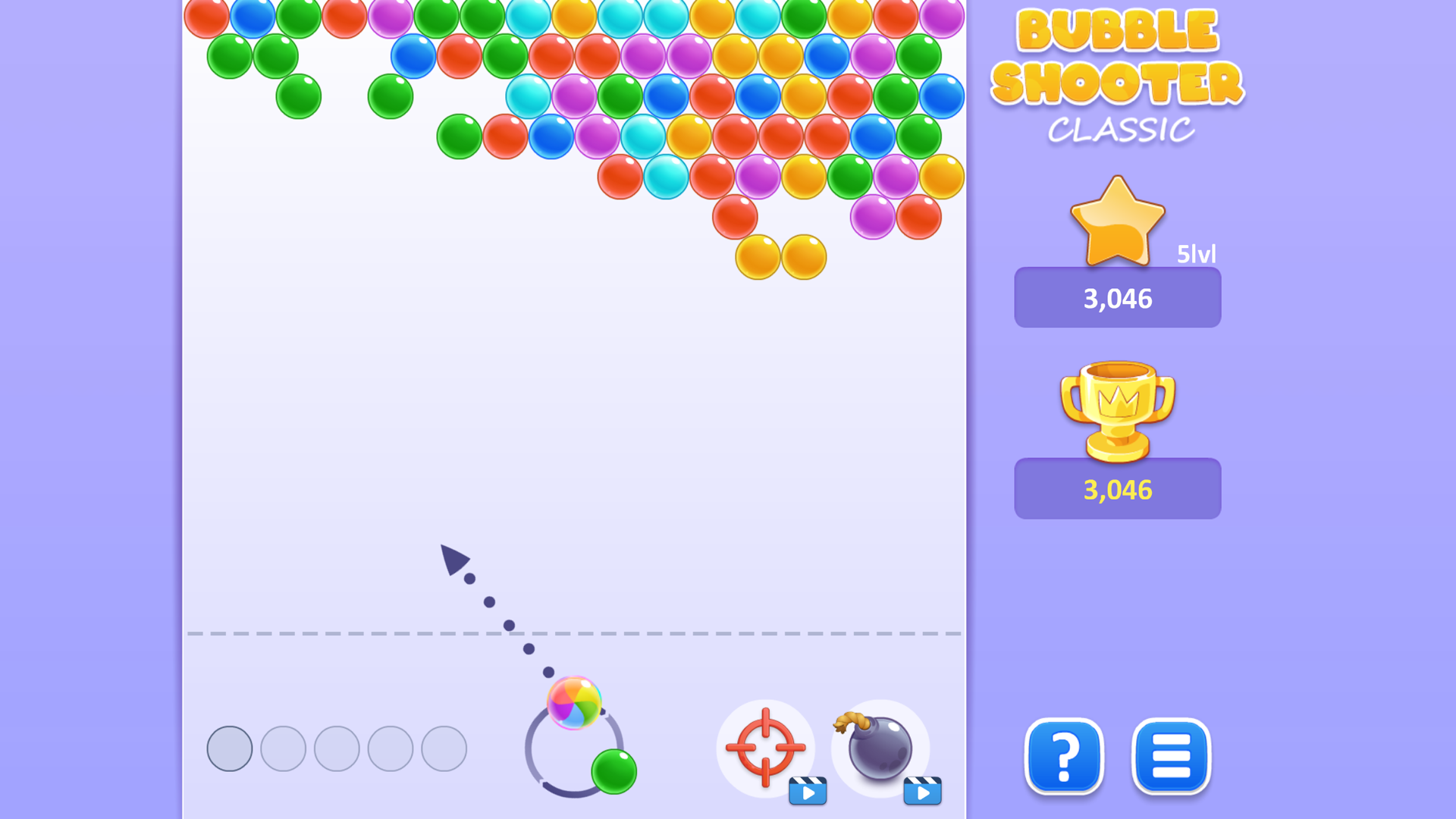 Bubble space shooter — play online for free on Yandex Games