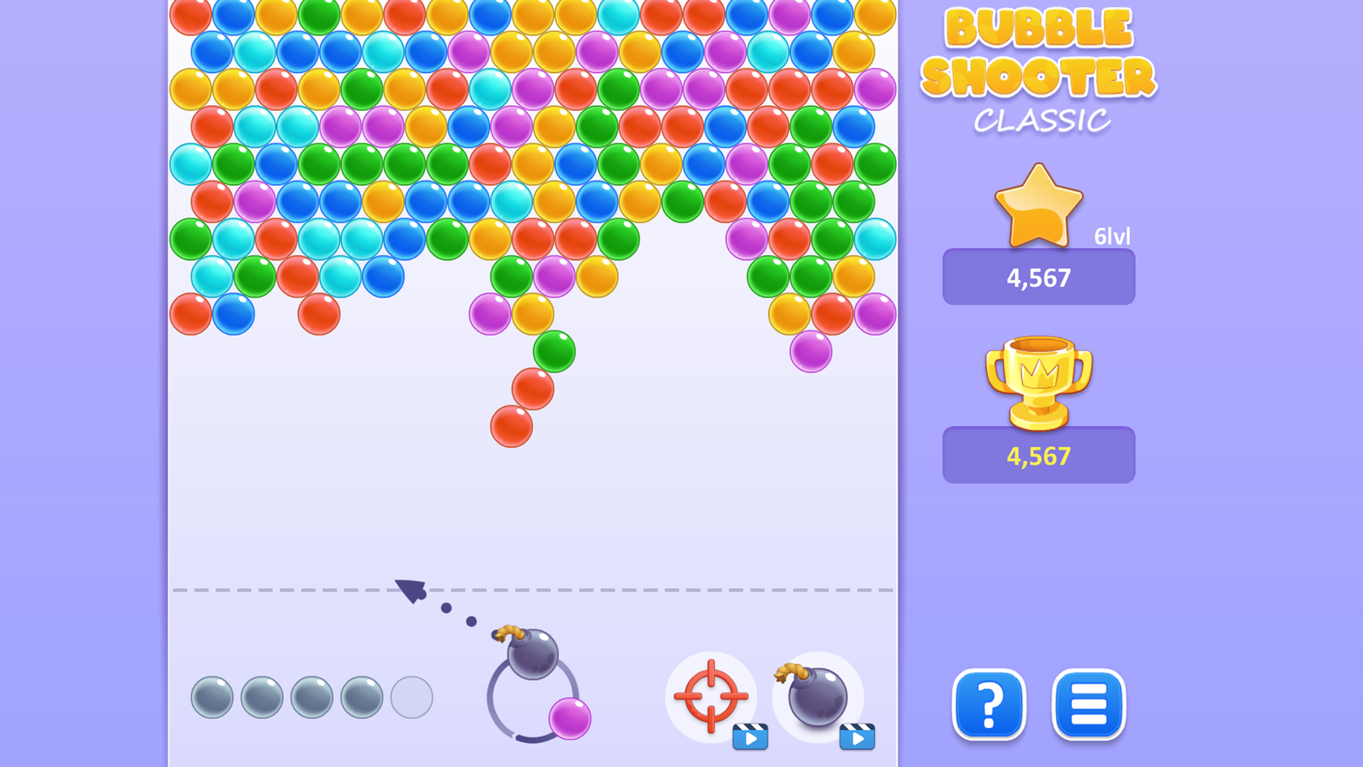 Bubble Shooter Classic HD - Arcade - playit-online - play Onlinegames