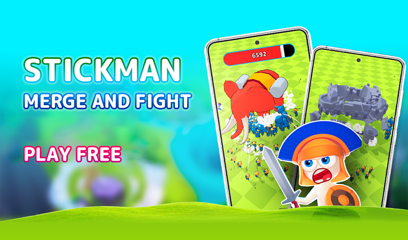 Stickman Merge  No Internet Game - Browser Based Games