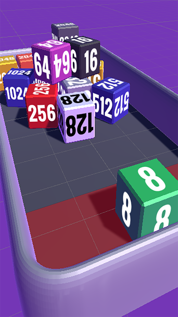 Chain Cube: 2048 3D Merge Game