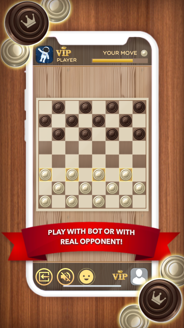 Checkers English — play online for free on Yandex Games